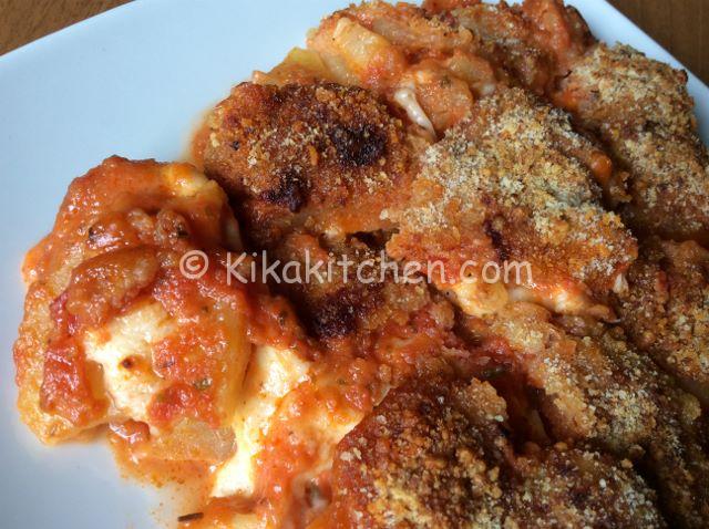 patate salsa e mozzarella