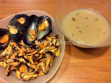 spaghetti con le cozze senza pomodoro