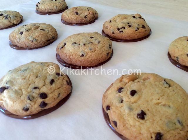 cookies americani cioccolato e arachidi ricetta