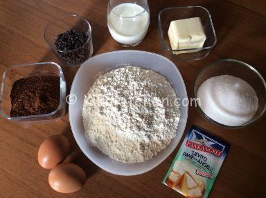 ingredienti plumcake al cioccolato