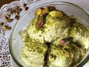 Gelato al pistacchio senza uova. Ricetta passo passo