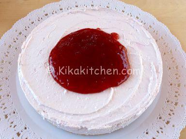 cheesecake con yogurt ai frutti di bosco