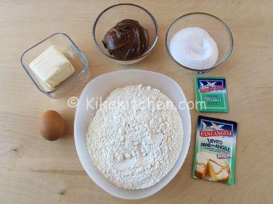 ingredienti crostatine alla nutella