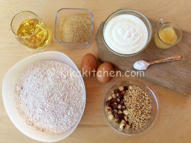 ingredienti plumcake integrale