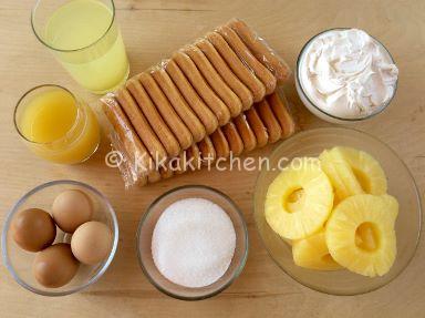 tiramisù all’ananas (fresco o sciroppato)