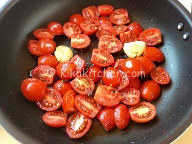 pasta pomodorini capperi e tonno