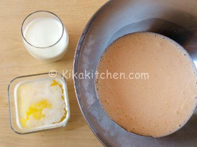 preparazione ciambella al cocco