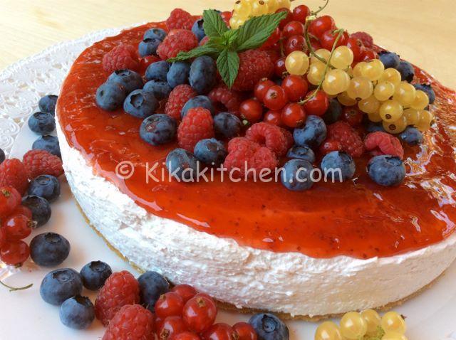 ricetta cheesecake ai frutti di bosco