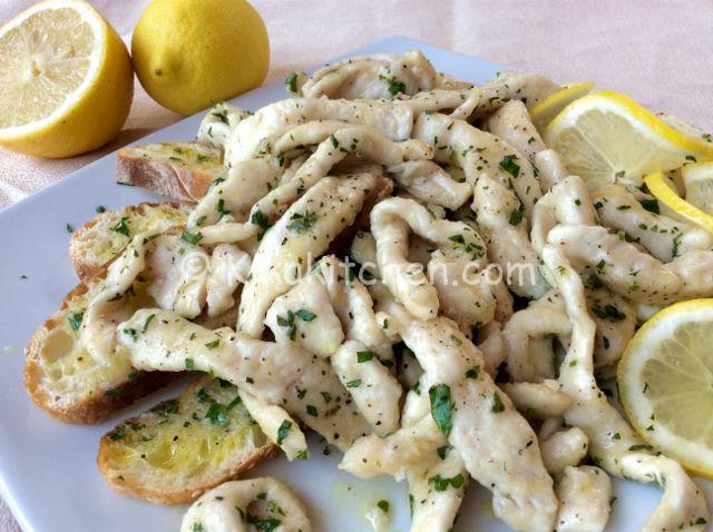 ricetta straccetti di pollo