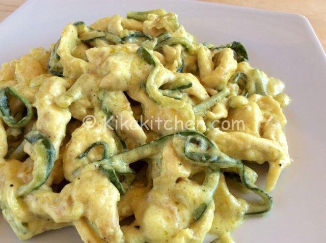 ricetta stracectti di pollo con zucchine