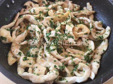 straccetti di pollo al limone ricetta