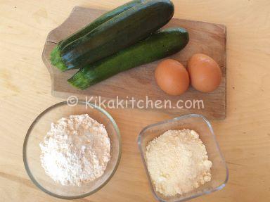 ingredienti frittelle di zucchine