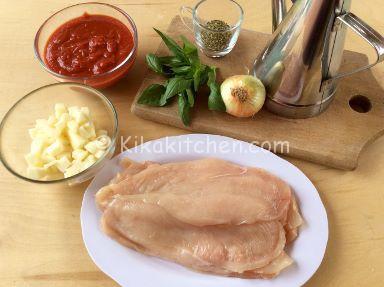 ingredienti straccetti di pollo alla pizzaiola