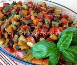 Verdure al forno (ricetta light). Con verdure a scelta