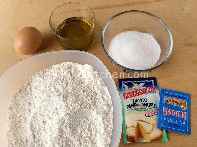 ingredienti biscotti con olio