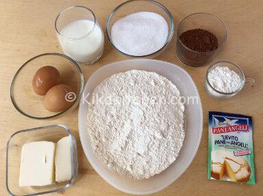 ingredienti plumcake marmorizzato