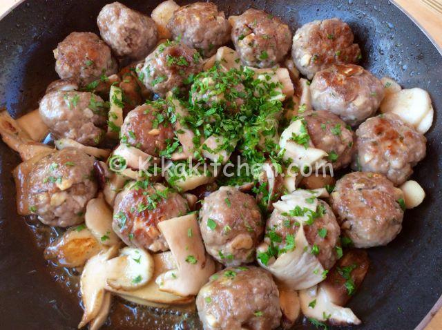 polpette ai funghi ricetta