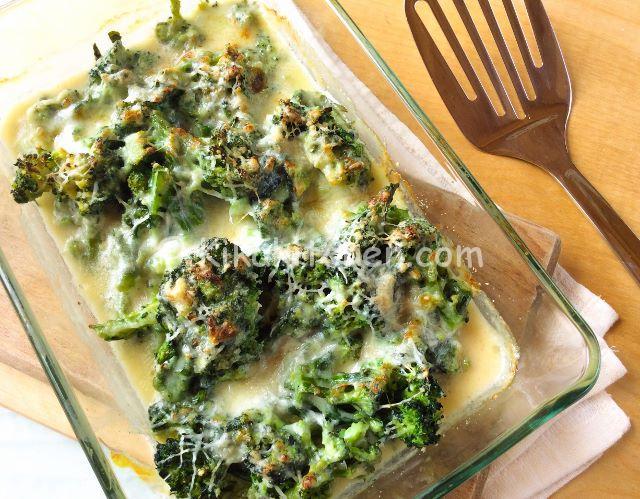 broccoli gratinati in forno con besciamella