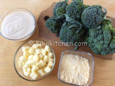 ingredienti broccoli gratinati