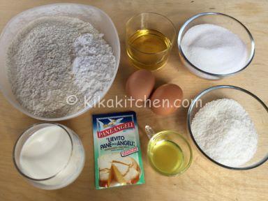 ingredienti muffin al cocco