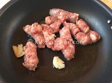 pasta con salsiccia e broccoli