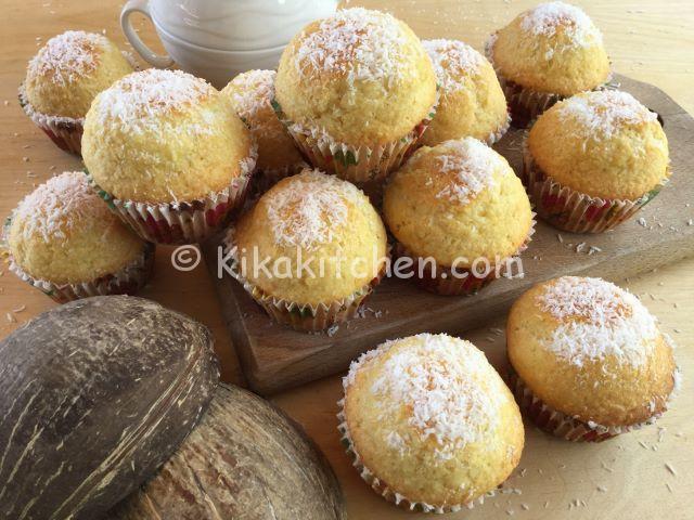 ricetta muffin al cocco