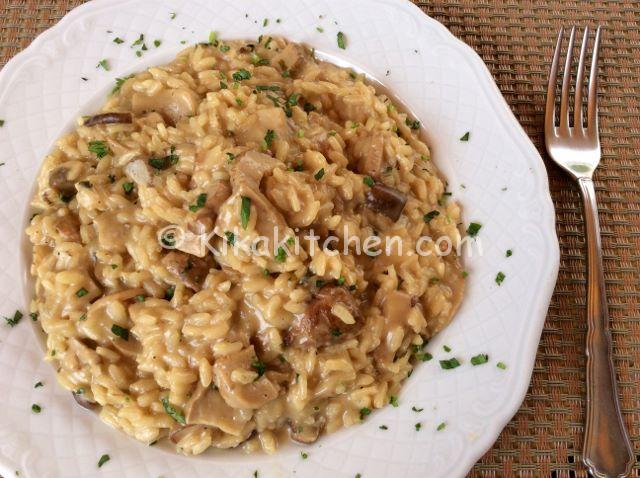 ricetta risotto ai funghi freschi