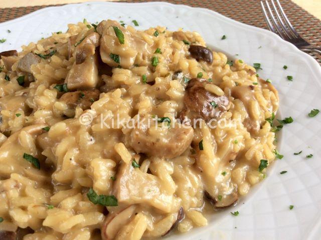 risotto ai funghi porcini freschi ricetta