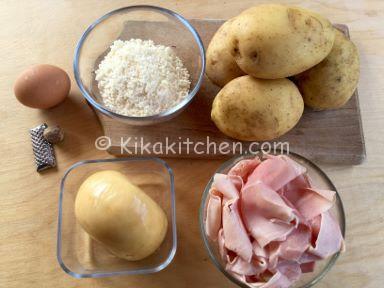 ingredienti rotolo di patate farcito