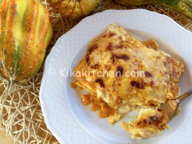 lasagne con la zucca rossa