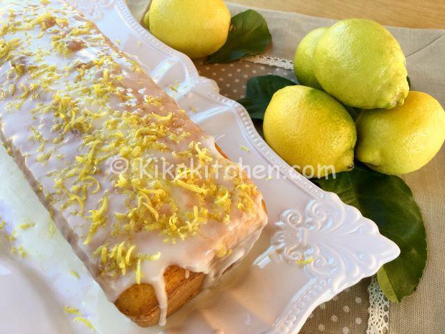 plumcake cake glassato al limone