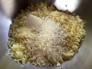 preparazione rotolo di patate