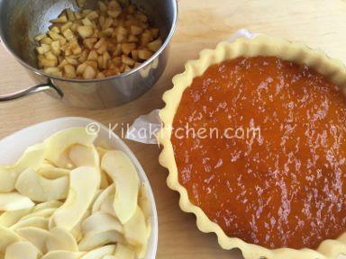 ricetta crostata di mele