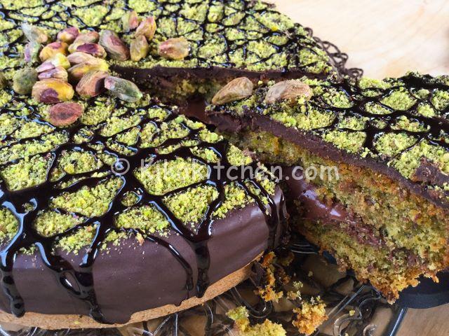 torta cioccolato e pistacchio con nutella