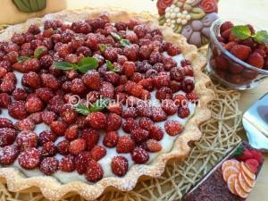 Crostata ricotta e fragoline di bosco. Ricetta passo passo