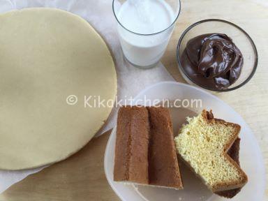 ingredienti crostata con pandoro e nutella