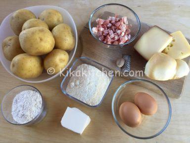 ingredienti crostata di patate