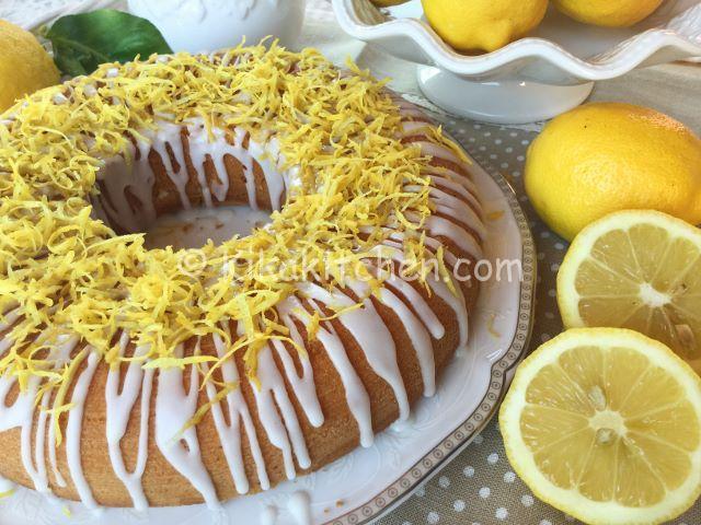 ciambella al limone con glassa