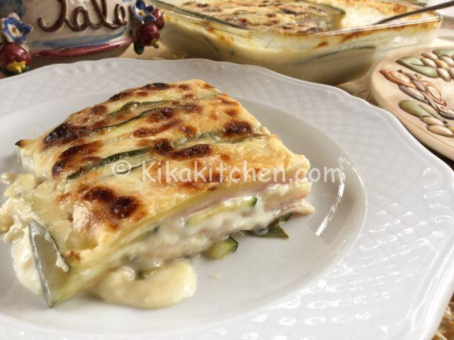 parmigiana bianca di zucchine