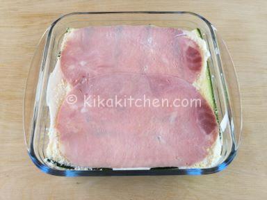 parmigiana di zucchine con prosciutto