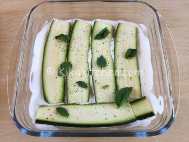 ricetta parmigiana bianca di zucchine