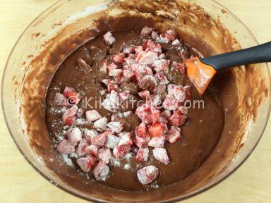 torta al cioccolato e fragole