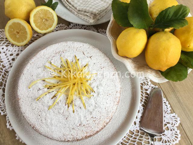 torta al limone morbida