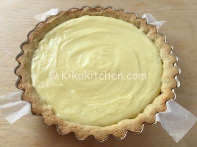 assemblare crostata di pesche