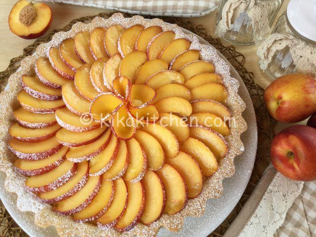 crostata crema e pesche