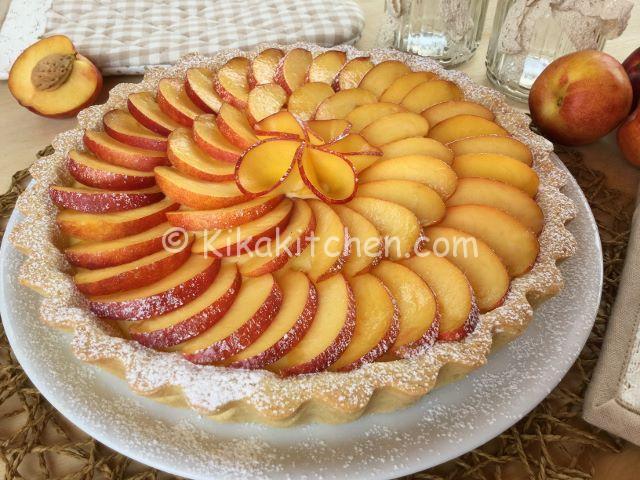 crostata di pesche