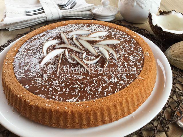 crostata morbida con farina di cocco