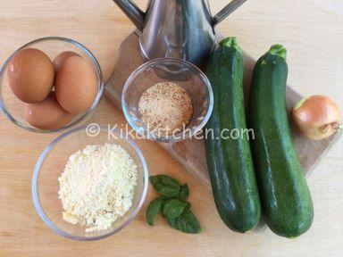 ingredienti frittata di zucchine