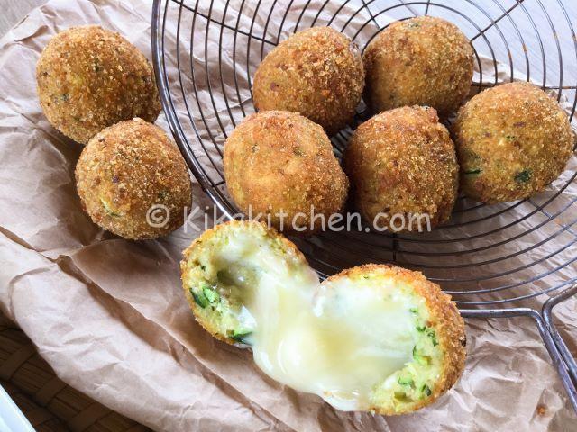 polpette di zucchine con formaggio