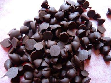 Gocce di cioccolato fatte in casa